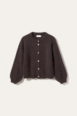 Noella Kea Knit  Cardigan - Chocolate