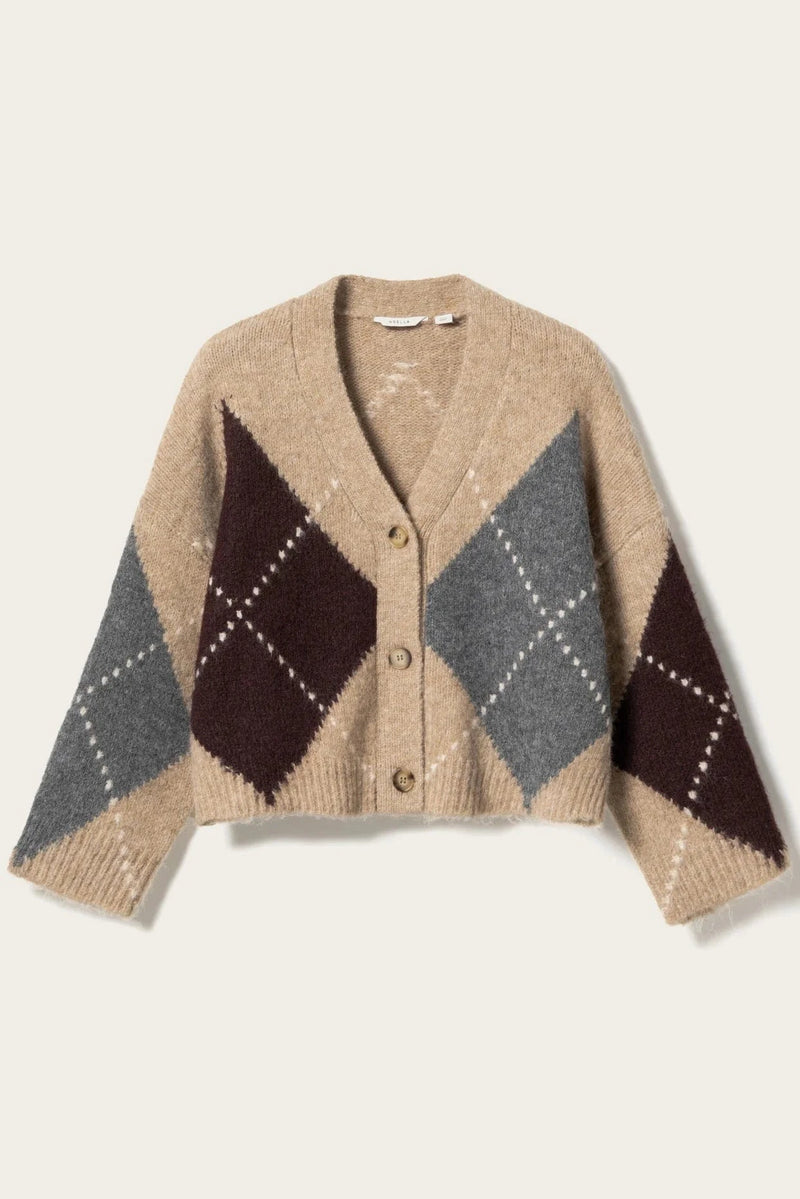Noella N-Laiana Knit Cardigan - Sand Malange