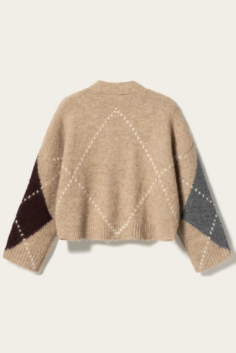 Noella N-Laiana Knit Cardigan - Sand Malange