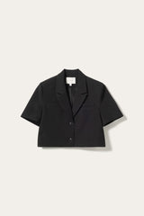 Noella Leanne Crop Blazer - Black