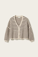 Noella N-Lenda Knit Cardigan - Brown