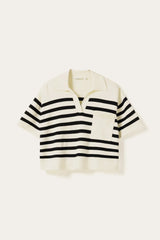 Noella N-Maryann Knit - Darryll Black Stripe
