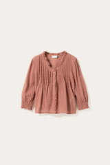 Noella N-Marin Blouse - Red Clay