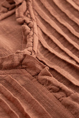 Noella N-Marin Blouse - Red Clay