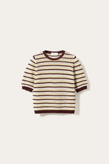 Noella N-Maylin Knit - Dina Brown Stripe