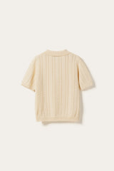 Noella N-Mecca Knit Polo - Ivory