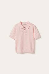 Noella N-Mecca Knit Polo - Baby Pink