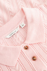 Noella N-Mecca Knit Polo - Baby Pink