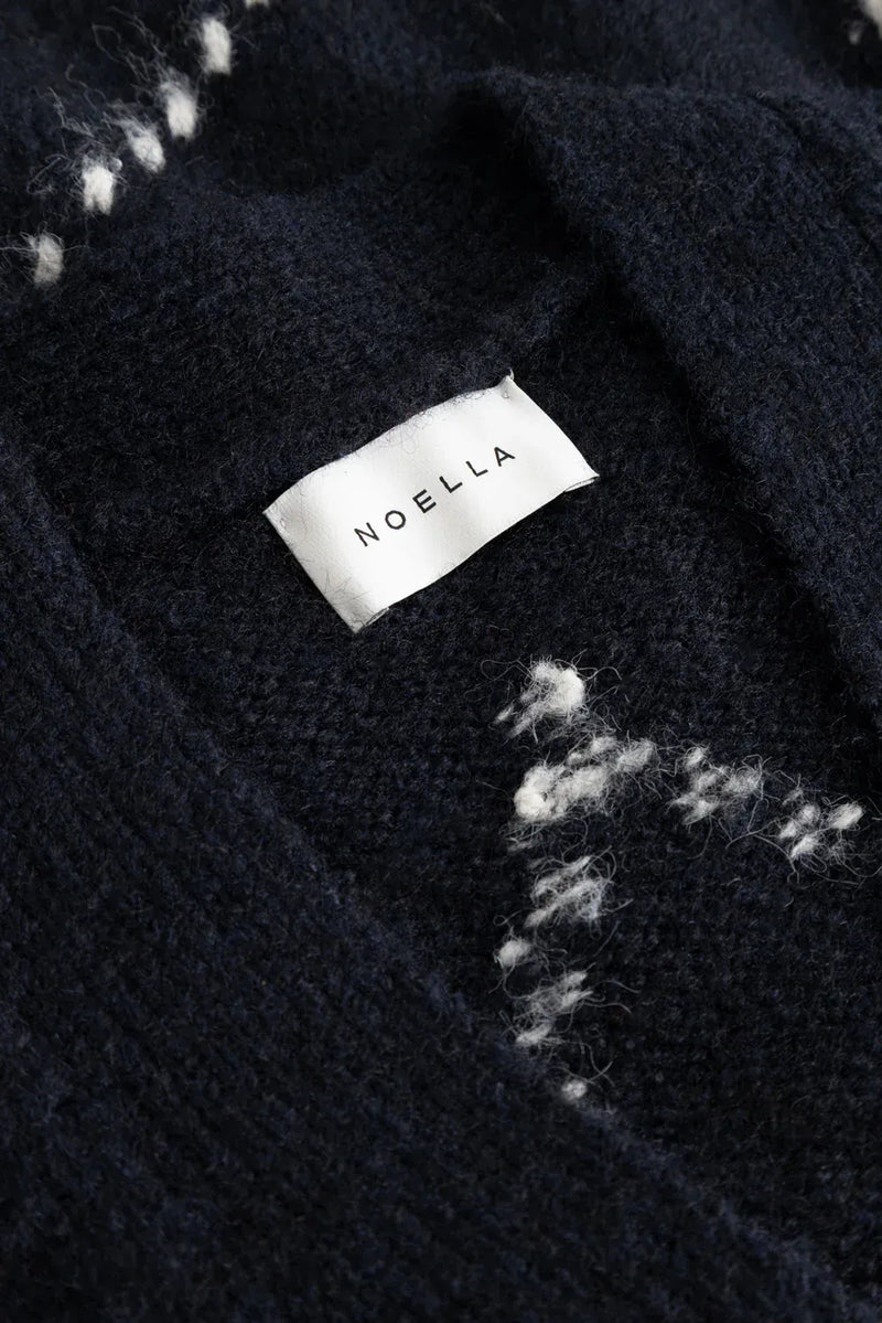 Noella N-Laiana Knit Cardigan - Navy Mix