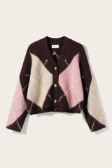 Noella N-Laiana Knit Cardigan - Winetasting Mix