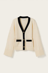 Noella N-Lenyxette Knit Cardigan - White