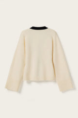 Noella N-Lenyxette Knit Cardigan - White