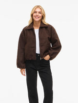 Vila Jadas Bomber Jacket - Coffee Bean