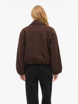 Vila Jadas Bomber Jacket - Coffee Bean