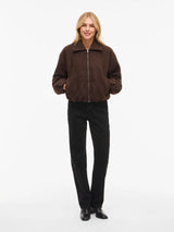 Vila Jadas Bomber Jacket - Coffee Bean