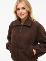 Vila Jadas Bomber Jacket - Coffee Bean