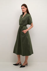 Culture Free Antoinett Dress - Burnt Olive