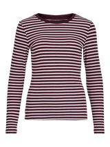 Vila Avera O-Neck L/S Top - Port Royale