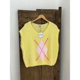 Not Sisters Viola Knit Vest - Yellow