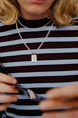 IX Studios Curb Medi Chain - Silver