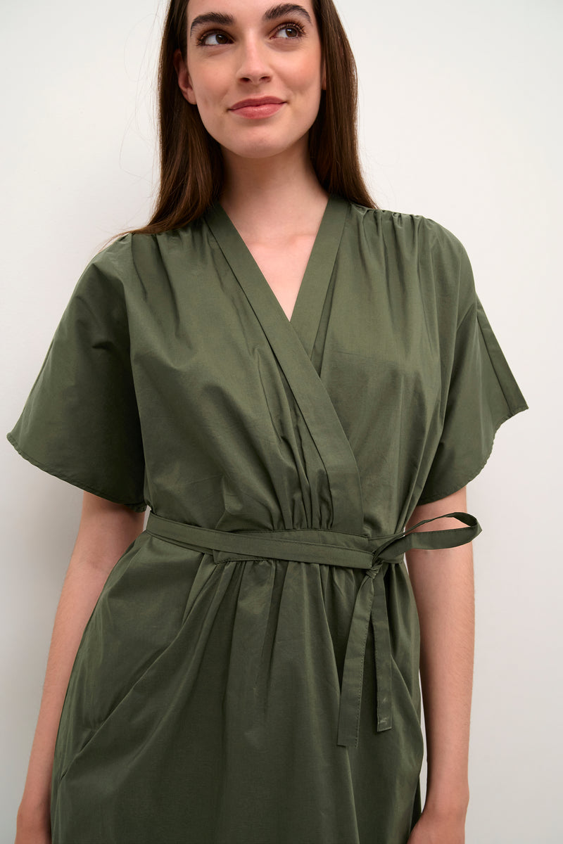 Culture Free Antoinett Dress - Burnt Olive