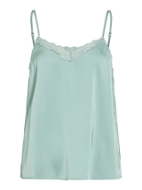 Vila Enna Raveanna Lace Singlet - Blue Surf