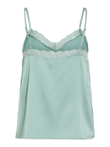 Vila Enna Raveanna Lace Singlet - Blue Surf