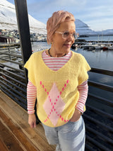 Not Sisters Viola Knit Vest - Yellow