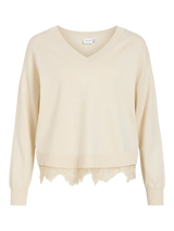 Vila Odine L/S Lae Knit - Birch