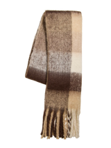 Vila Fable Knit Scarf - Brown