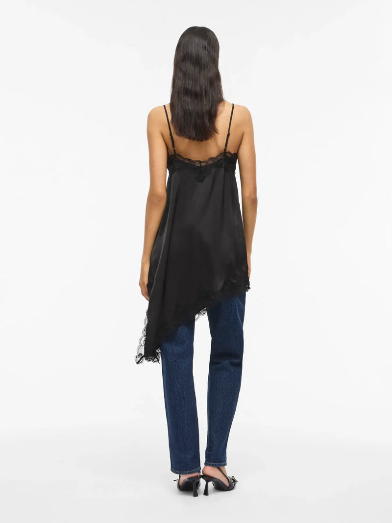 Vila Lacey Strap Dress - Black