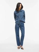 Vila Ketty Hw Straght Denim Jeans