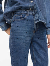 Vila Ketty Hw Straght Denim Jeans
