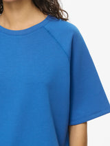 Vila Reflect Crew Neck 2/4 Sweat Top - Victoria Blue