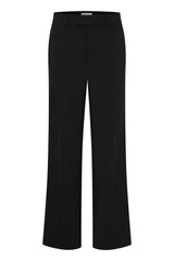 Pulz Bindy HW Pant Wide Leg - Black