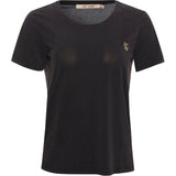 Rue De Femme Zoe O-neck Tee - Black