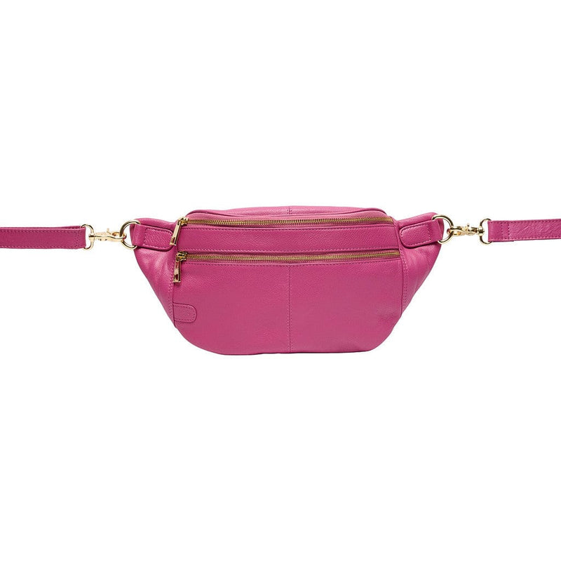 Tim & Simonsen Astrid Bumbag - Dark Pink/Gold