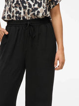 Vila Vijosa HW Whide Pants - Black