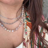Wolf Jewelry Boble Chain Necklace - Silver