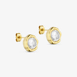 Wolff Boble Crystal Earstud - Gold