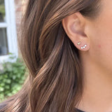 Wolff Bomby Heart Studs 4mm