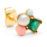 Lulu Bouquet Green Bling Eaaring 1 Pcs