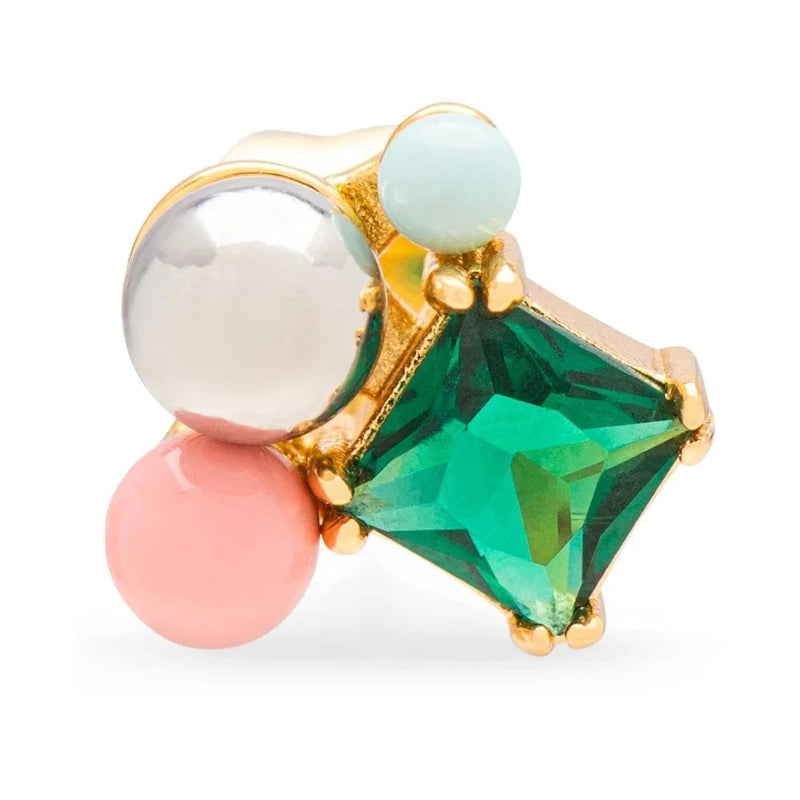 Lulu Bouquet Green Bling Eaaring 1 Pcs