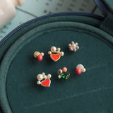 Lulu Bouquet Green Bling Eaaring 1 Pcs