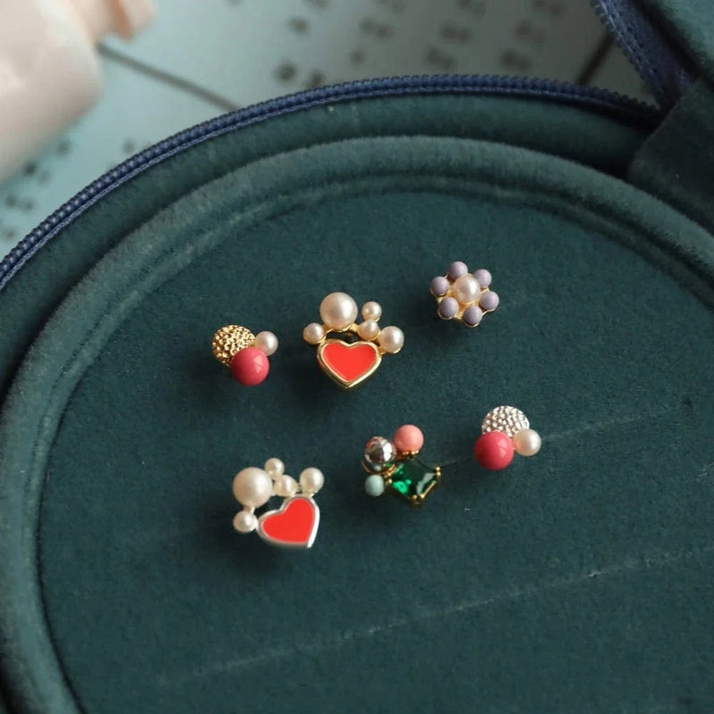 Lulu Bouquet Green Bling Eaaring 1 Pcs