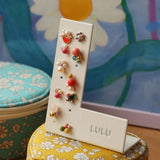 Lulu Bouquet Green Bling Eaaring 1 Pcs