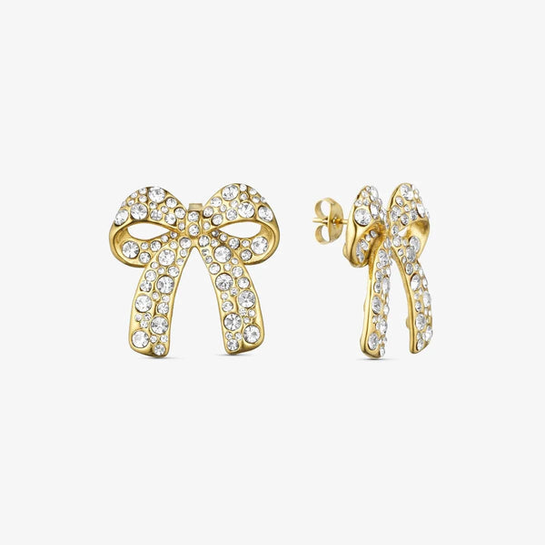 Wolff Jewelry Bow Glitter Earring