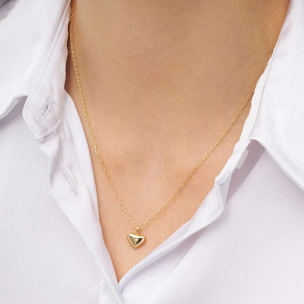 Lulu Classic Heart Necklace - Gold