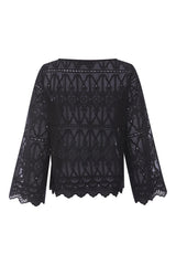 Rue de Femme Colette Blouse - Black