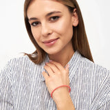 Lulu Color Bangle - Orange/Coral